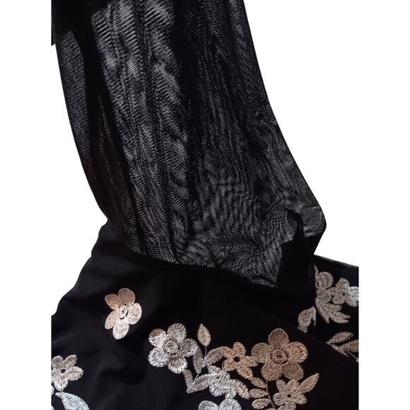 INC Artsy Top Blouse Plus Size 0X/XL Embroidered‎ Floral Romantic Event Career - Picture 5 of 9